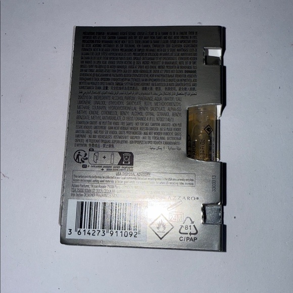 3/$15 Azzaro wanted edp sample - Picture 3 of 5